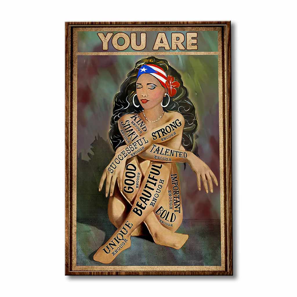 You Are Enough - Puerto Rican Poster