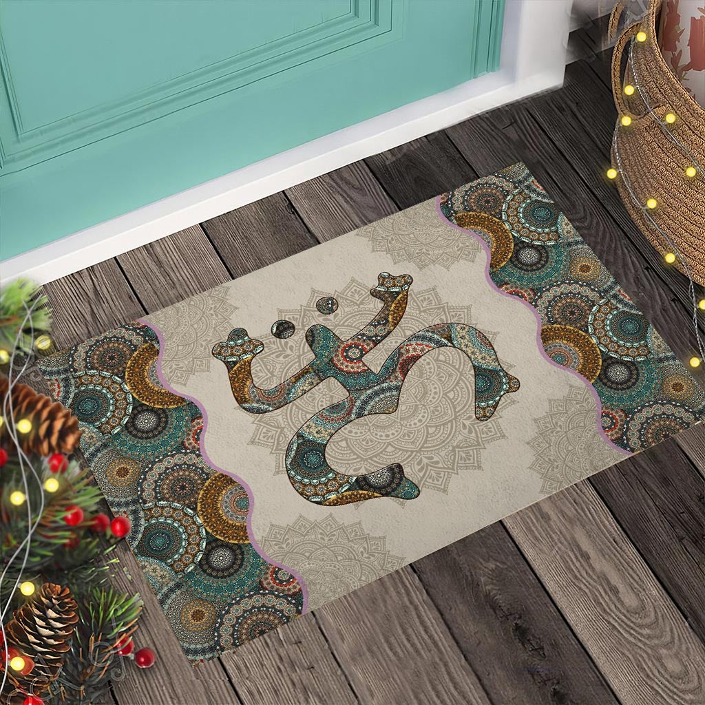 Mandala Frog - Puerto Rican Doormat