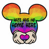 Hate Has No Home Here - LGBT Support Shaped Doormat