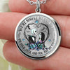 We&#39;re Simply Meant To Be - Personalized Nightmare Round Pendant Necklace