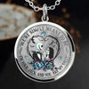 We&#39;re Simply Meant To Be - Personalized Nightmare Round Pendant Necklace