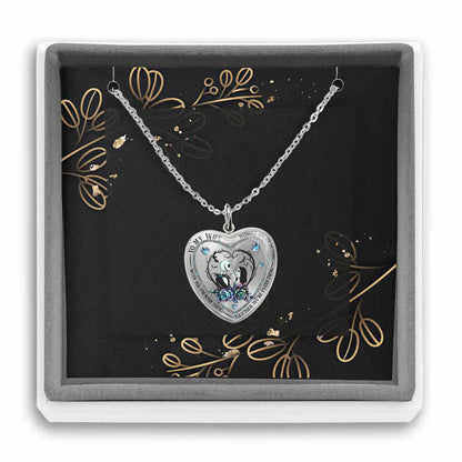 Without You I'm Nothing - Personalized Nightmare Heart Pendant Necklace