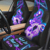 Get In Sit Down Shut Up Hold On - Nightmare Seat Covers With Leather Pattern Print