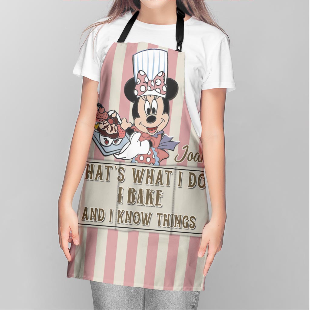 I Bake And I Know Things - Personalized Baking Apron