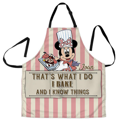 I Bake And I Know Things - Personalized Baking Apron