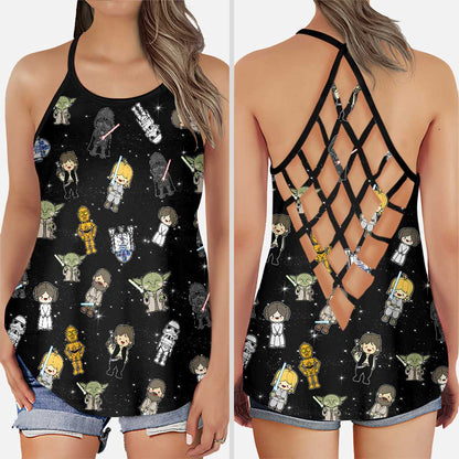 May The Force Be With You - Cross Tank Top