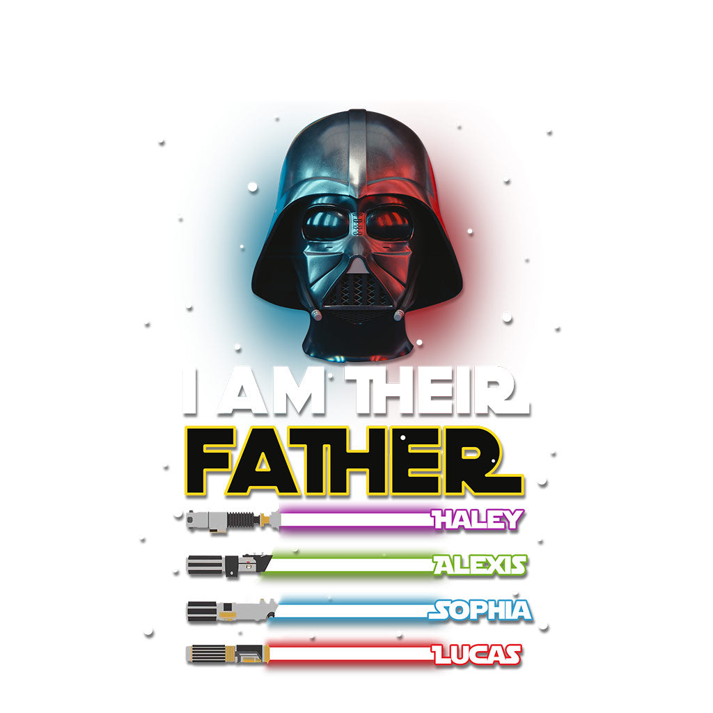 I Am Their Father - Personalized Father's Day Decal Full