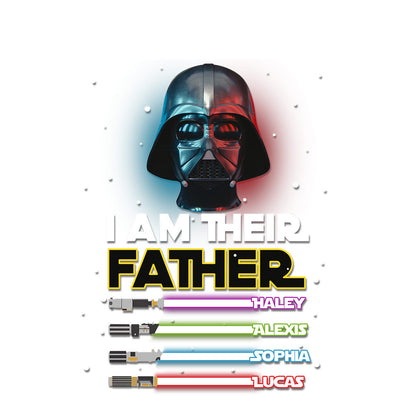 I Am Their Father - Personalized Father's Day Decal Full