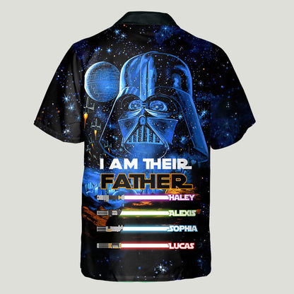 I Am Their Father - Personalized Father's Day Hawaiian Shirt