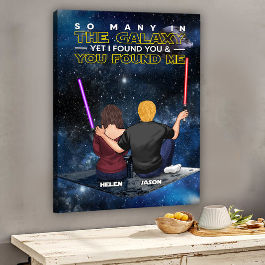 So Many In The Galaxy - Personalized The Force Canvas and Poster