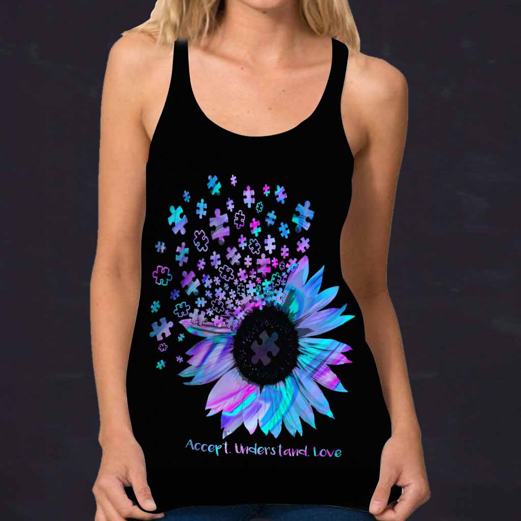 Autism Mom Cross Tank Top