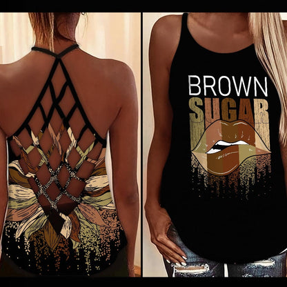 Brown Sugar - African American Cross Tank Top