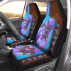Salty Lil&#39; Beach - Turtle Leather Pattern Print Seat Covers
