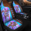 Salty Lil&#39; Beach - Turtle Leather Pattern Print Seat Covers