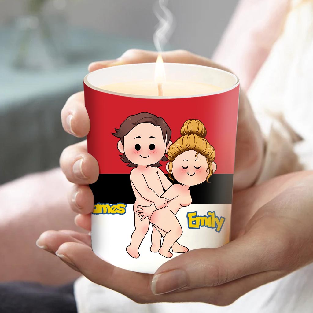 Light This Wick - Personalized Monster Trainer Candle With Wooden Lid