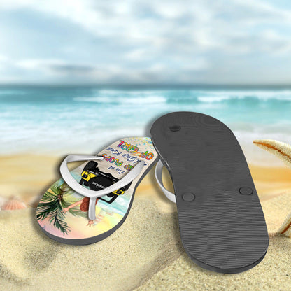 I'm A Flip Flop And Car Kind Of Girl - Personalized Car Flip Flops