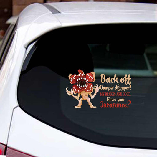 Back Off - Stranger Things Decal Full