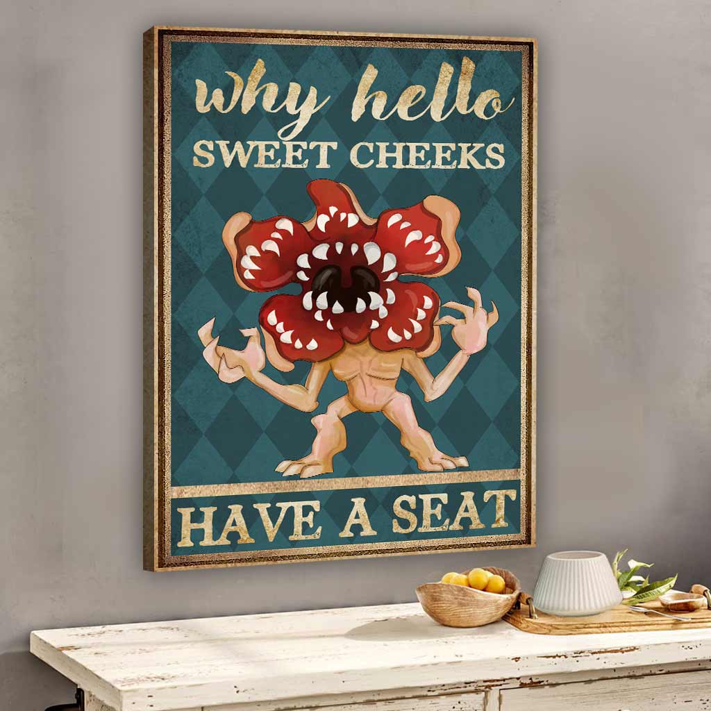 Why Hello Sweet Cheeks - Stranger Things Canvas And Poster