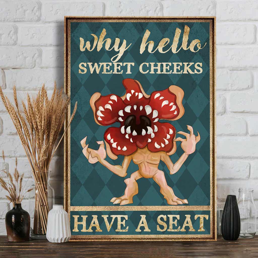 Why Hello Sweet Cheeks - Stranger Things Canvas And Poster