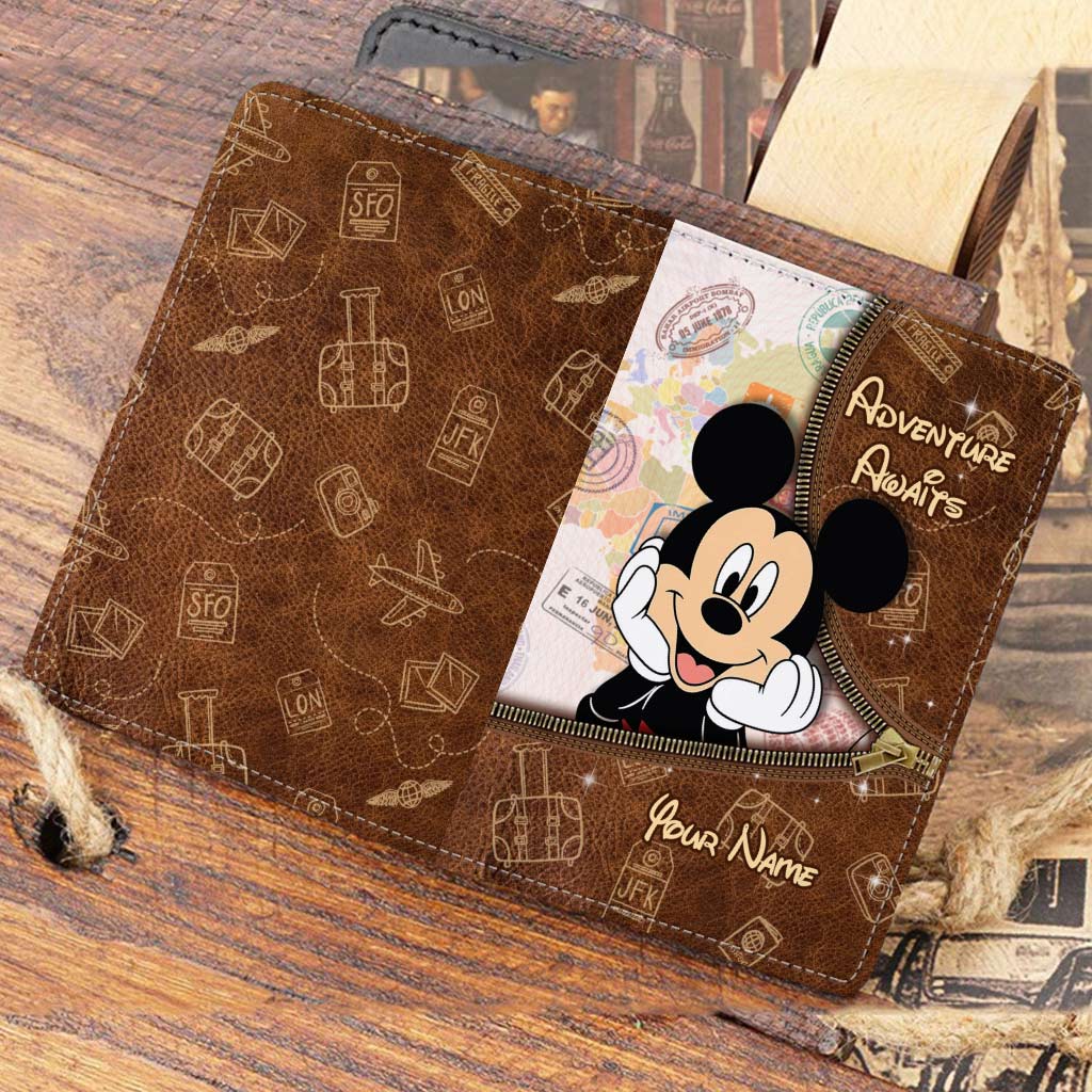 Adventure Await - Personalized Travelling Passport Holder