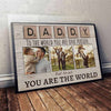 To The World - Father Personalized Poster 082021