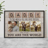 To The World - Father Personalized Poster 082021