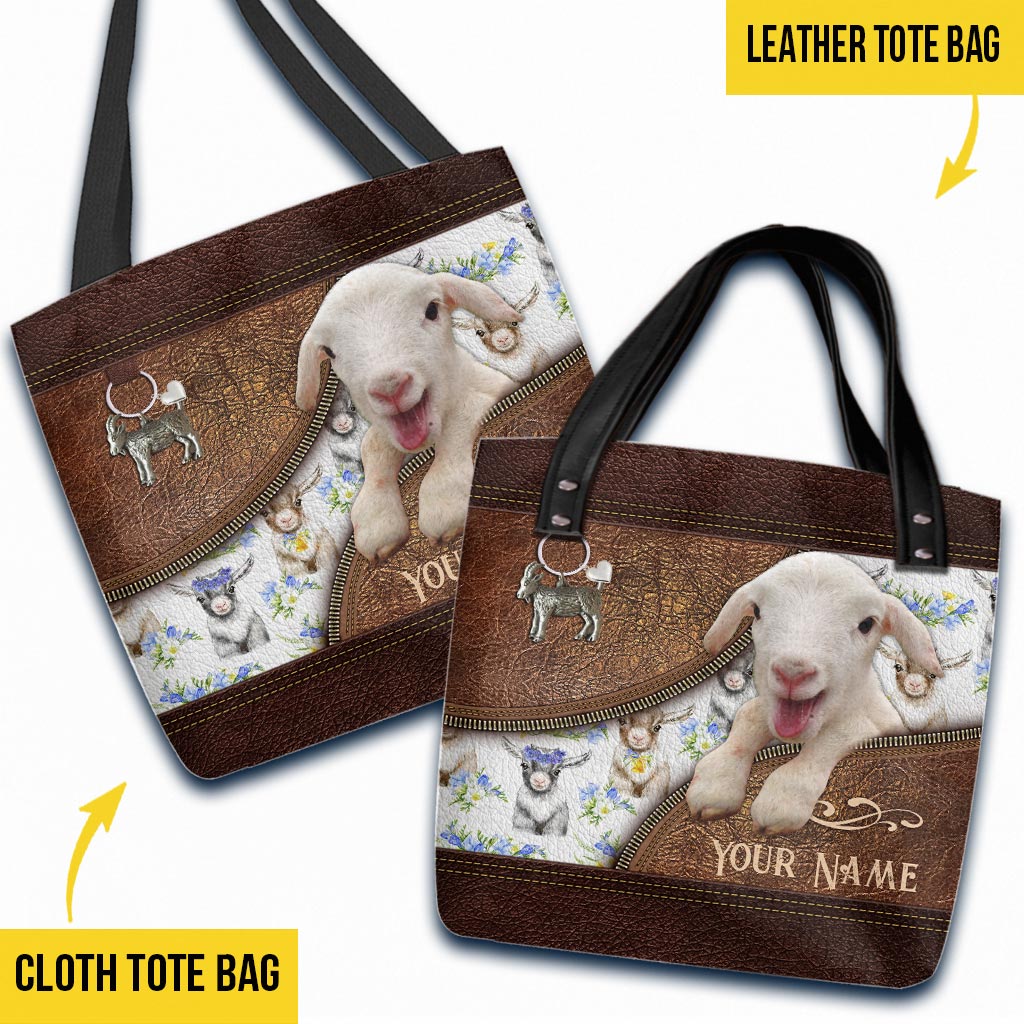 Love Goats Personalized Tote Bag
