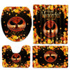 Most Wonderful Time Of The Day Autumn Leaf Nightmare - Fall Nightmare Bathroom Curtain &amp; Mats Set