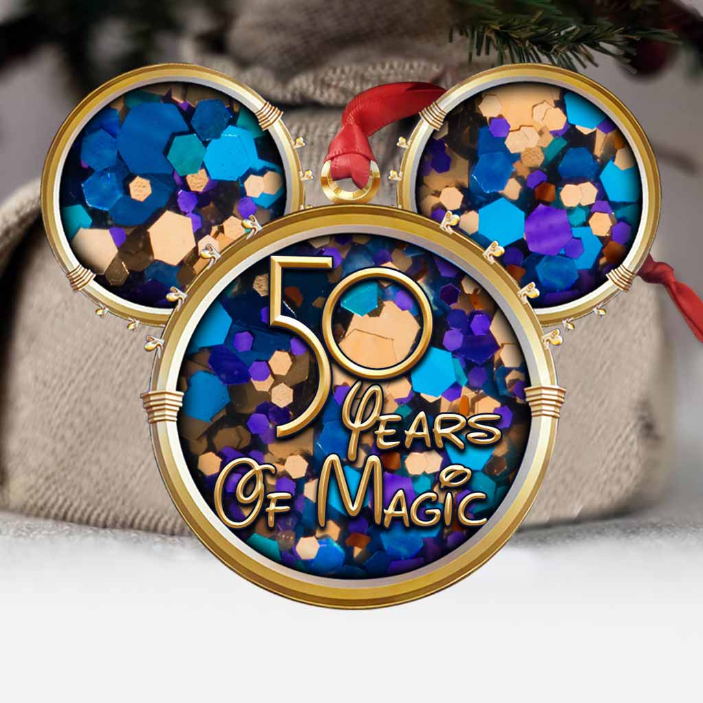 50 Years Of Magic - Mouse Ornament (Printed On Both Sides)