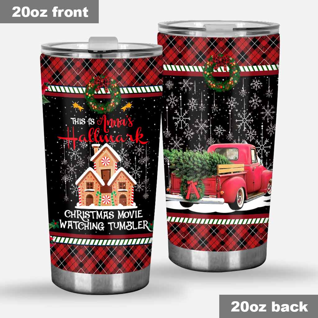 Christmas Movies Watching - Personalized Tumbler