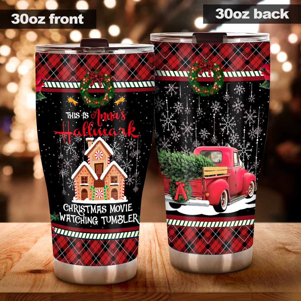 Christmas Movies Watching - Personalized Tumbler