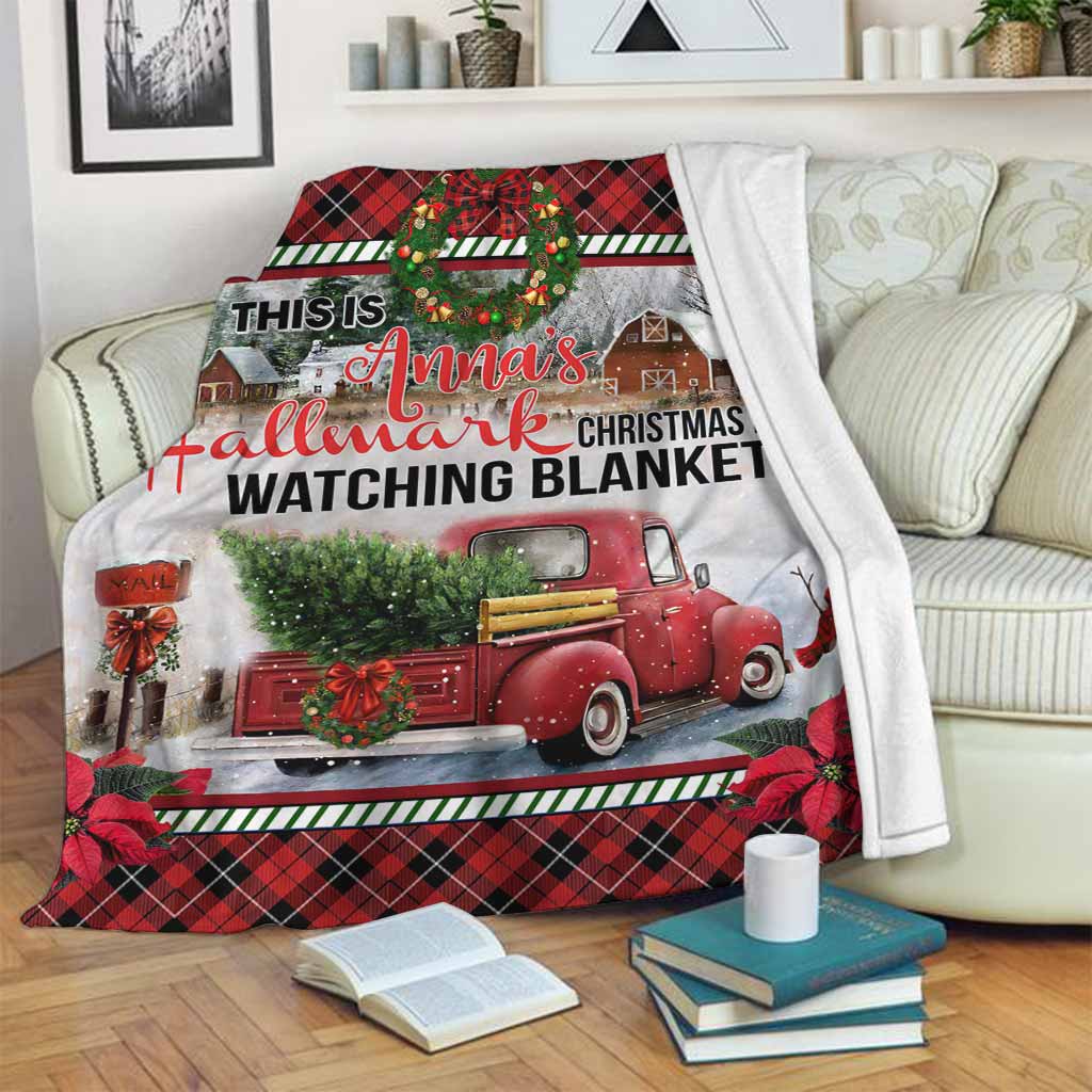 Christmas Movies Watching - Personalized Blanket