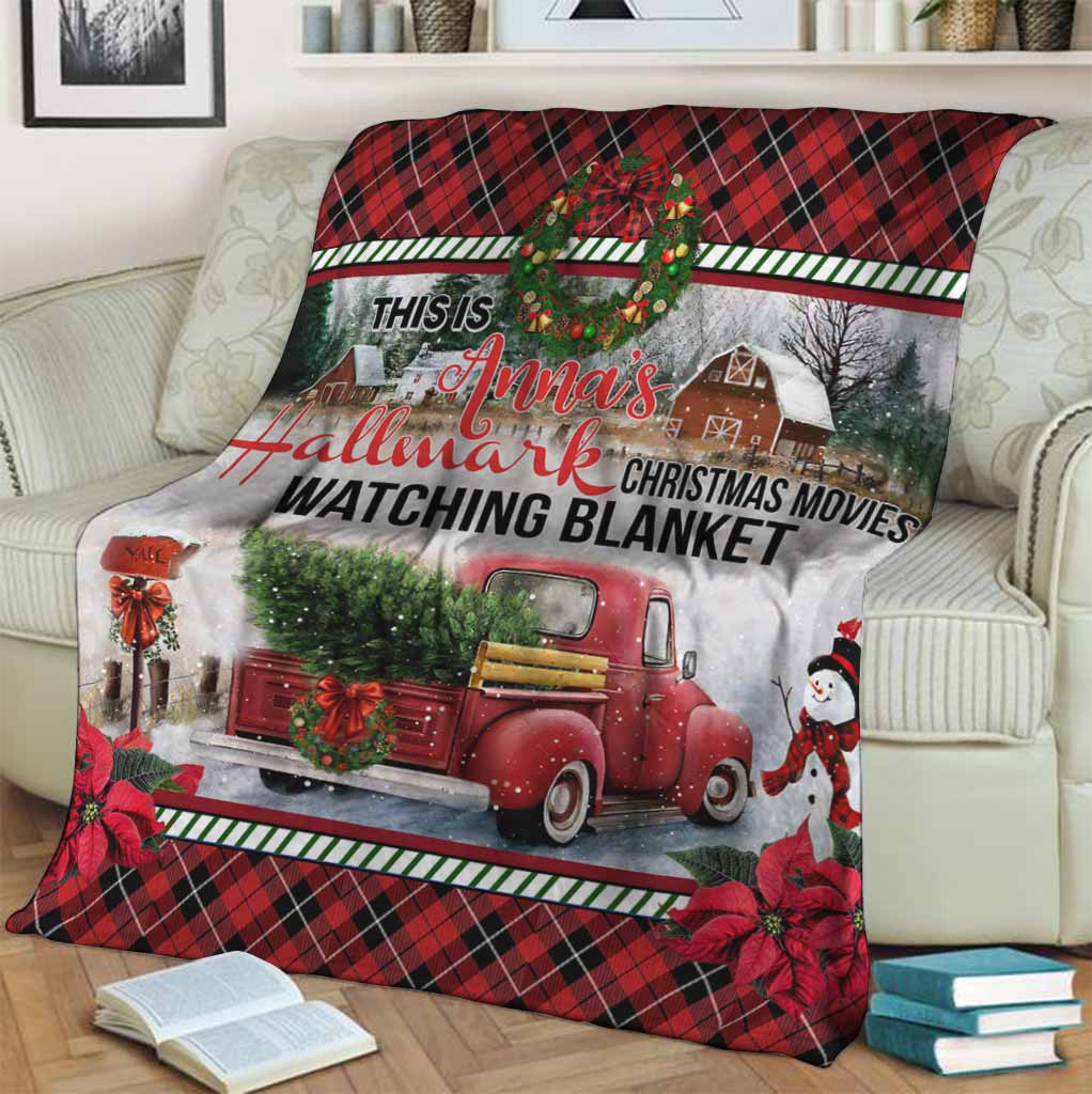 Christmas Movies Watching - Personalized Blanket