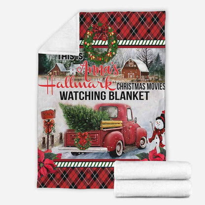 Christmas Movies Watching - Personalized Blanket