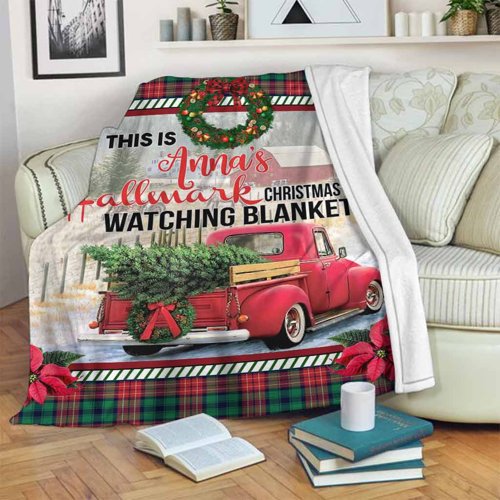 Christmas Movies Watching - Personalized Blanket