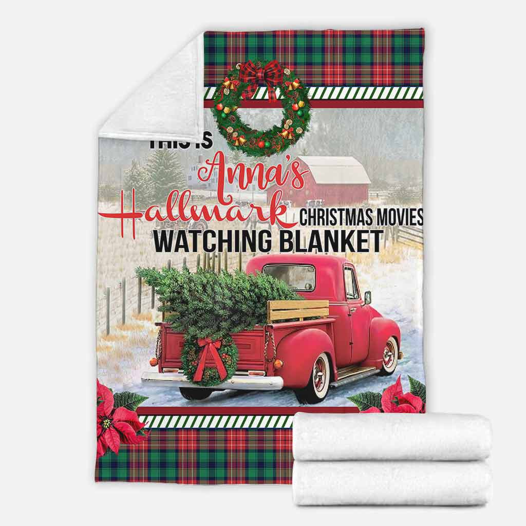 Christmas Movies Watching - Personalized Blanket