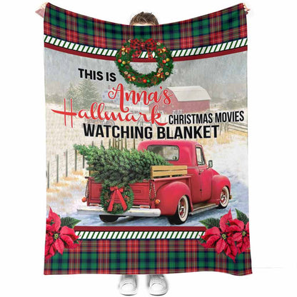 Christmas Movies Watching - Personalized Blanket