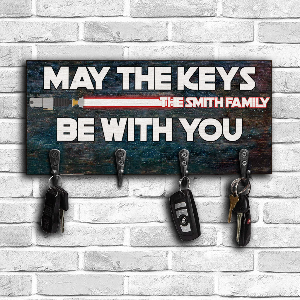 May The Keys Be With You - Personalized The Force Key Rack