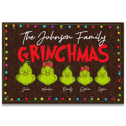 Merry Christmas - Personalized Christmas Stole Christmas Doormat