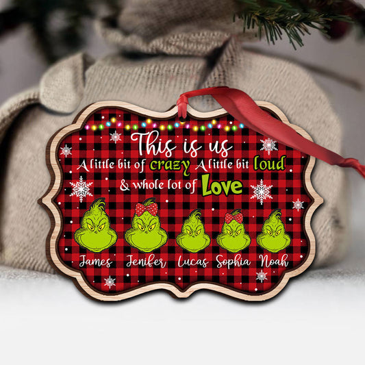 This Is Us - Personalized Stole Christmas Ornament