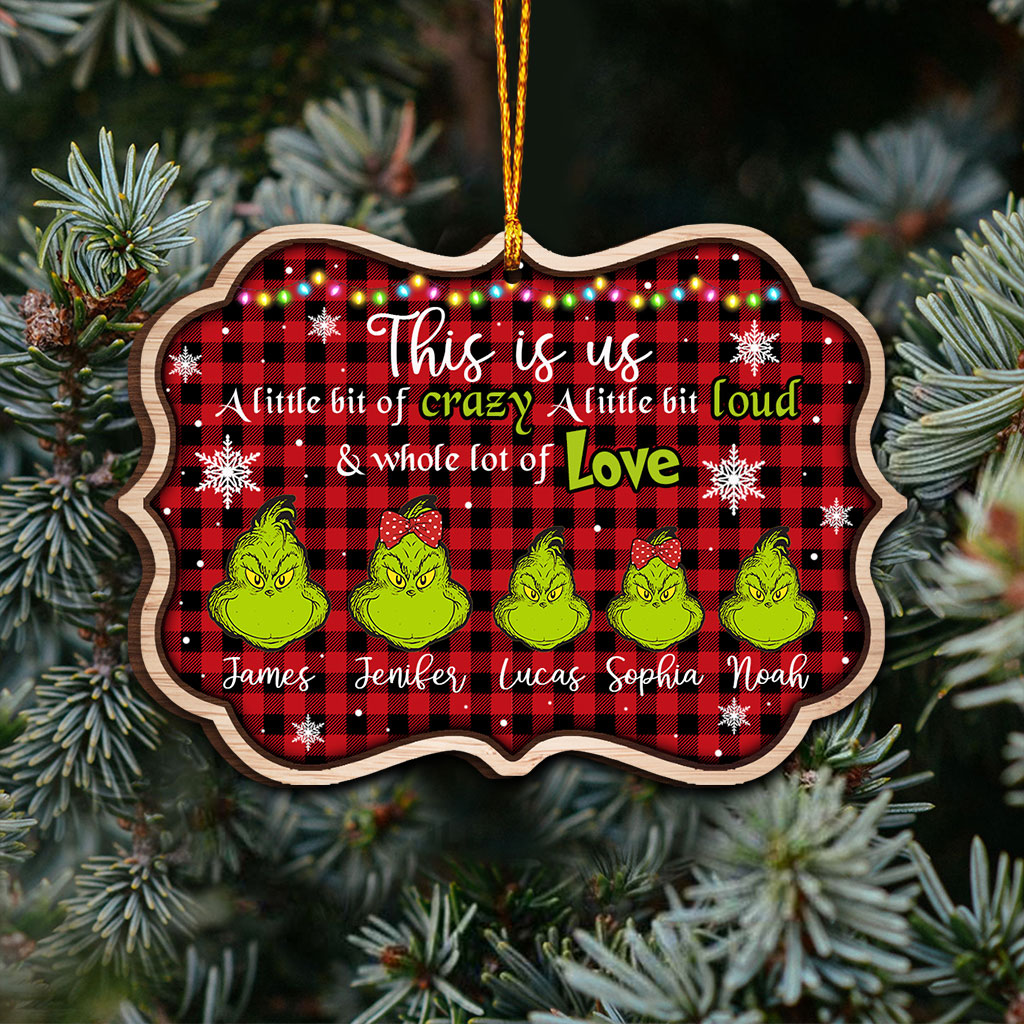 This Is Us - Personalized Stole Christmas Ornament