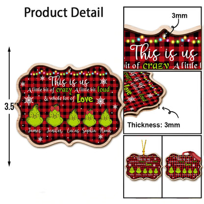 This Is Us - Personalized Stole Christmas Ornament