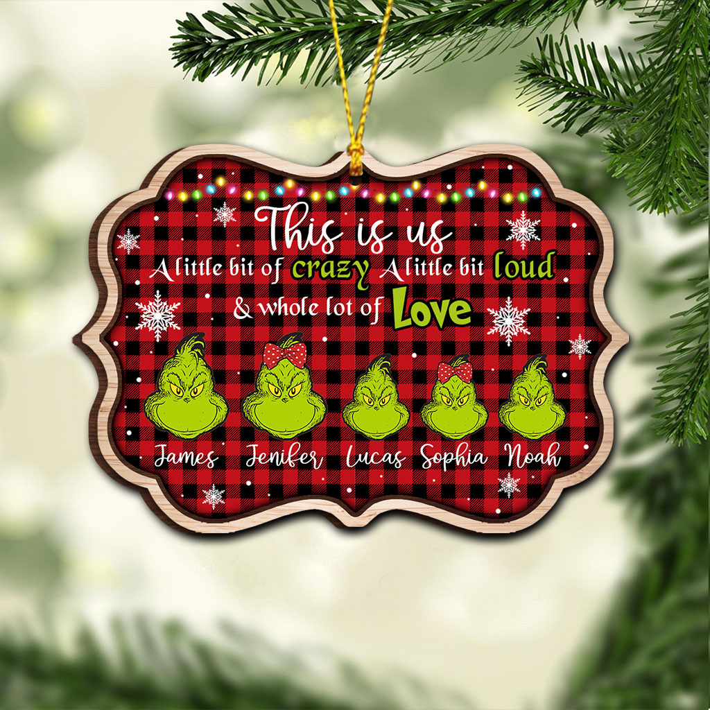 This Is Us - Personalized Stole Christmas Ornament