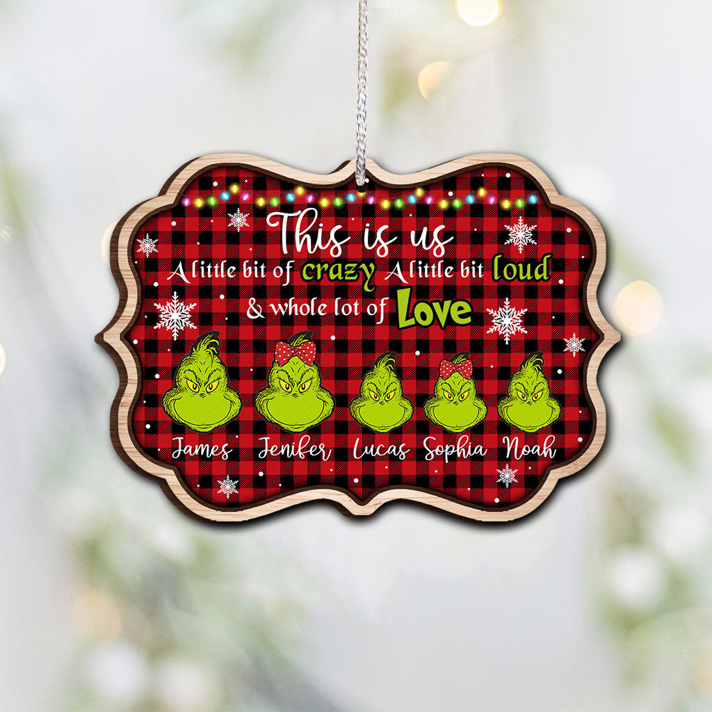 This Is Us - Personalized Stole Christmas Ornament