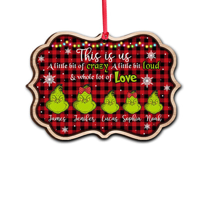 This Is Us - Personalized Stole Christmas Ornament