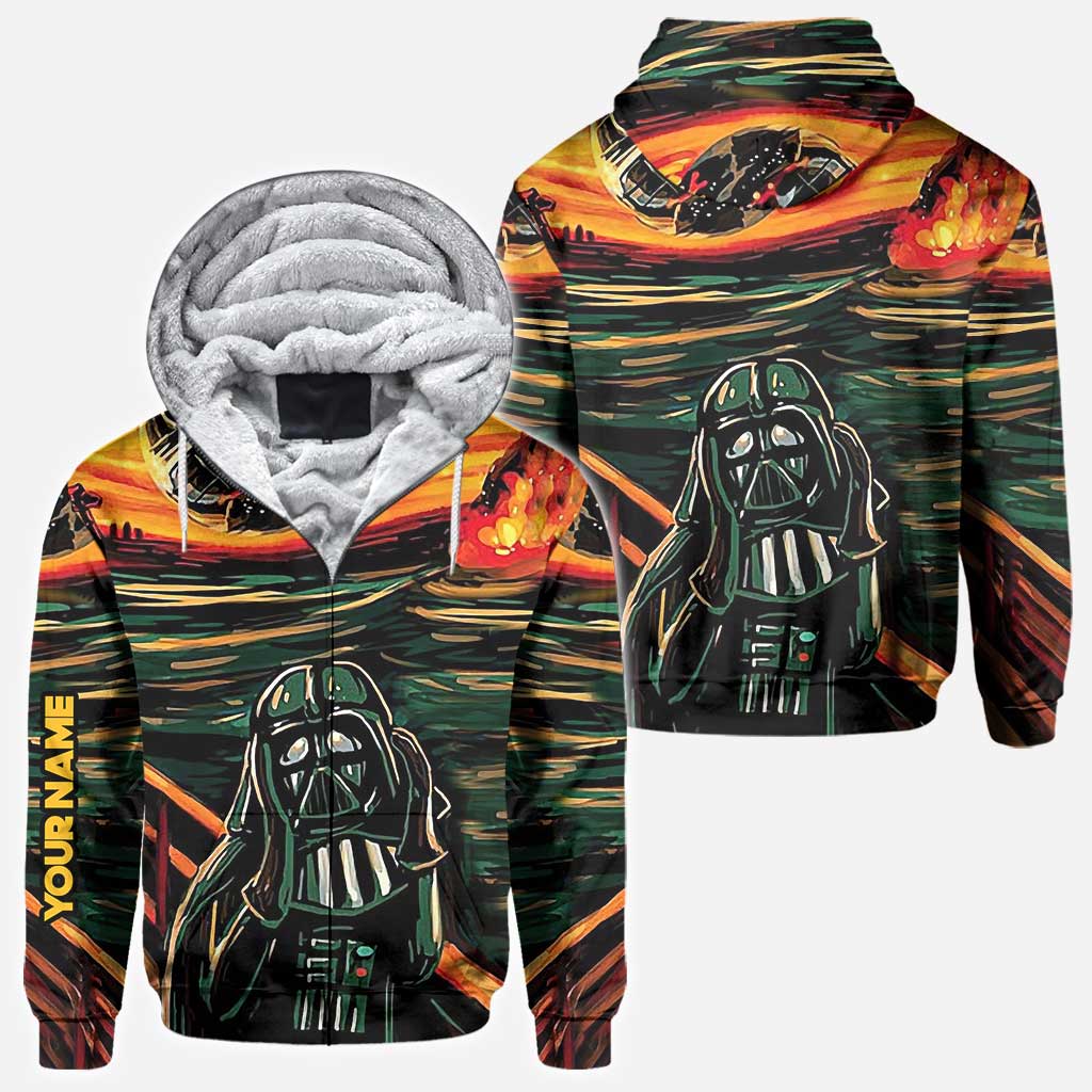 Scream On The Dark Side - Personalized The Force All Over T-shirt and Hoodie