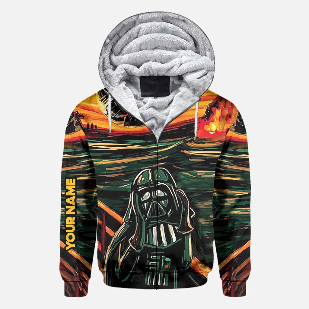 Scream On The Dark Side - Personalized The Force All Over T-shirt and Hoodie