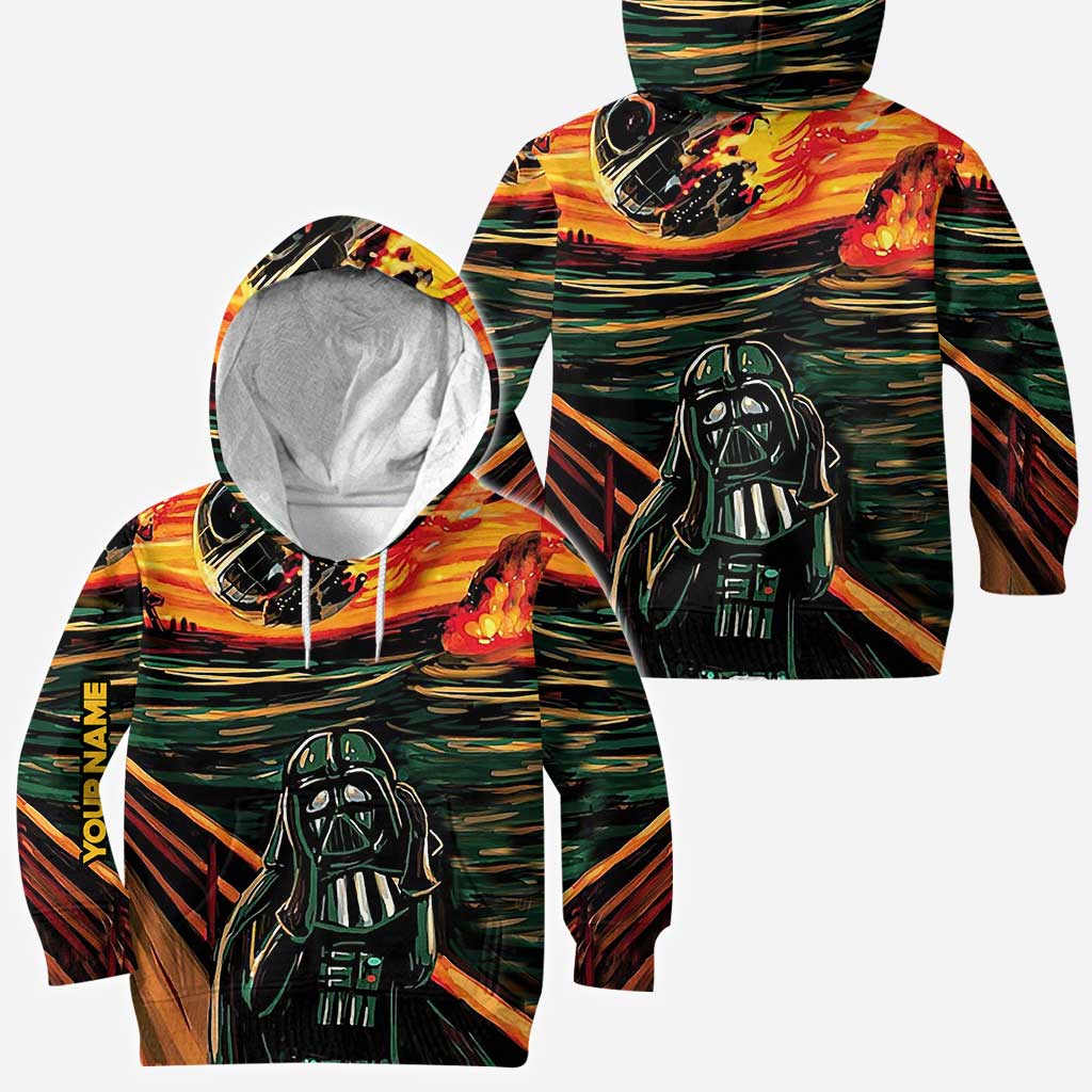 Scream On The Dark Side - Personalized The Force All Over T-shirt and Hoodie