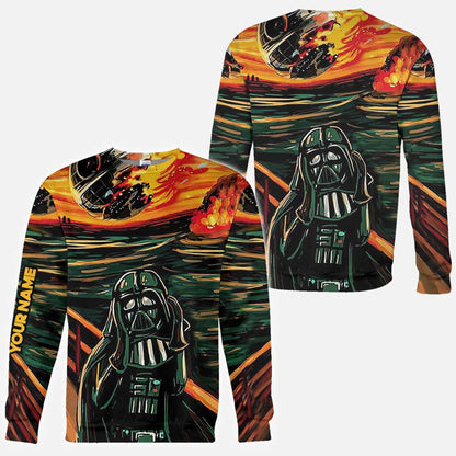 Scream On The Dark Side - Personalized The Force All Over T-shirt and Hoodie