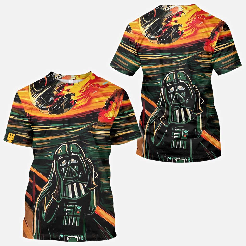 Scream On The Dark Side - Personalized The Force All Over T-shirt and Hoodie